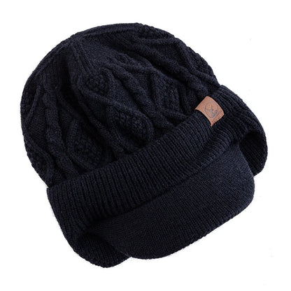 Winter Knit Earflap Beanie Cap – Fur Lined Warm Ski Hat