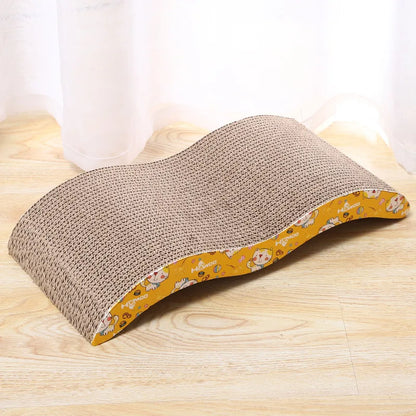 Cat Scratcher Lounge Board – Corrugated Cardboard Scratch Pad