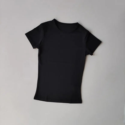 Women's Quick Dry Workout T-Shirt Slim Fit Yoga Top