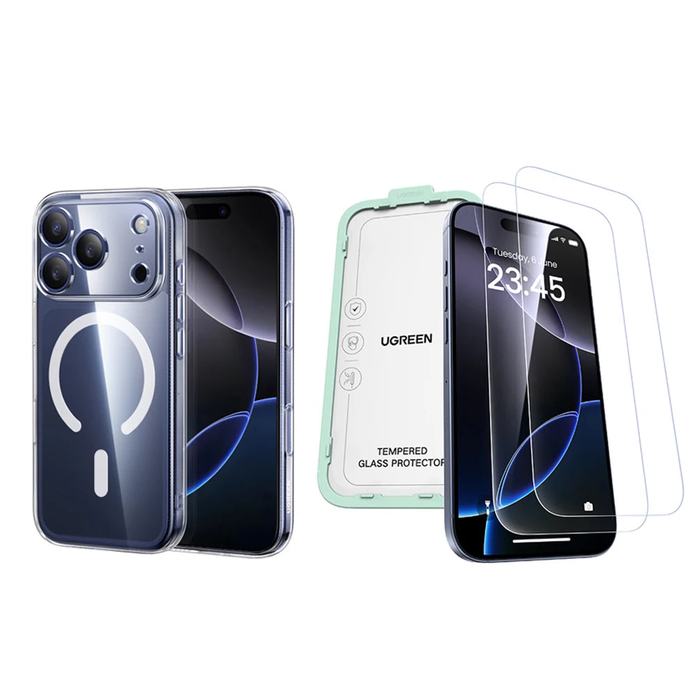 Ugreen Magnetic Case Iphone 17 Pro Cases Shockproof Cover 16 15 14 Air 17pro Max Magsafe Macsafe