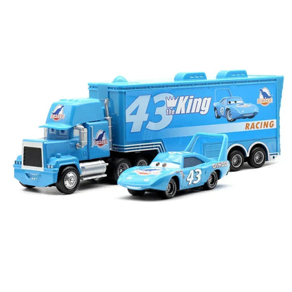 Pixar Cars Die-Cast Toy – Lightning McQueen, King & Ramirez