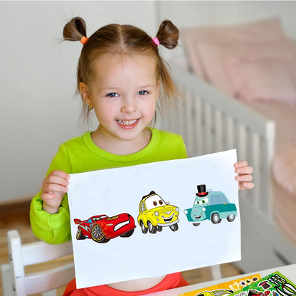 Disney Cars Make-a-Face DIY Sticker Sheets – 8 or 16 Pack