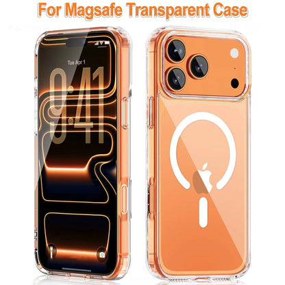 Magesafe Phone Case Iphone 17 16 15 14 13 12 11 Pro Max Air Plus Magnetic Wireless Charge