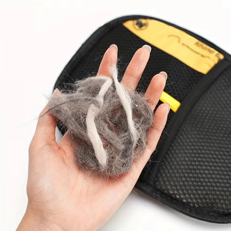 Pet Grooming Glove – Static Hair Removal Mitt for Dogs & Cats