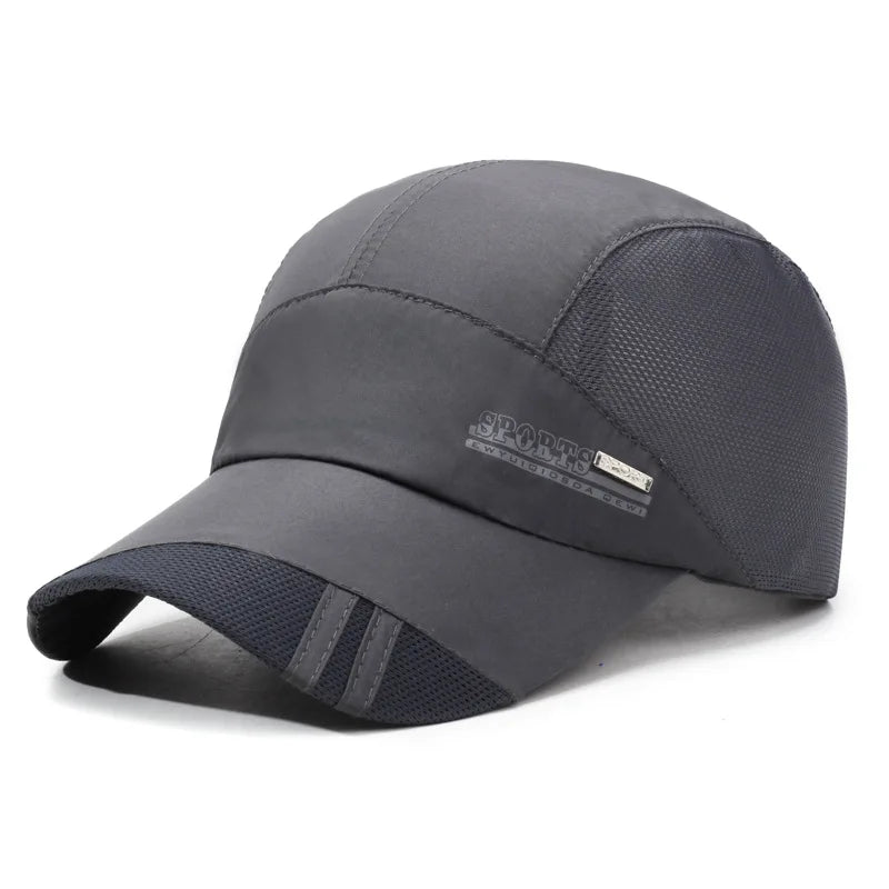 Quick-Dry Mesh Baseball Cap – Unisex Summer Sports Hat