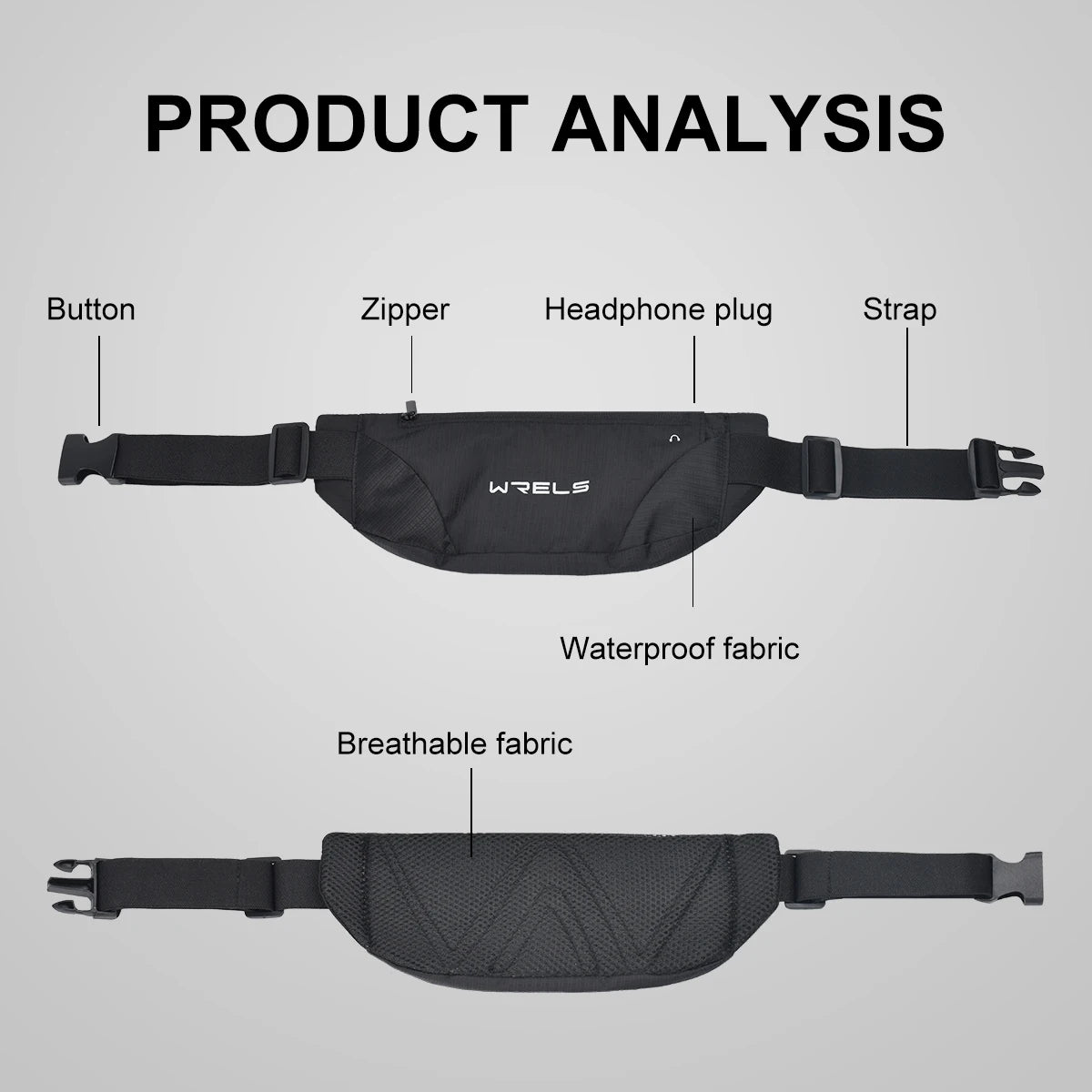 Running Waist Pack – Ultra-Thin Waterproof Sports Belt Bag