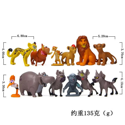 Lion King Action Figure Set – 12pcs Disney Simba Characters