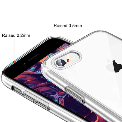 Clear Silicone Soft Case Iphone Se 2022 2020 7 8 Universal Ultra Thin Back Cover Apple Se2 Se3