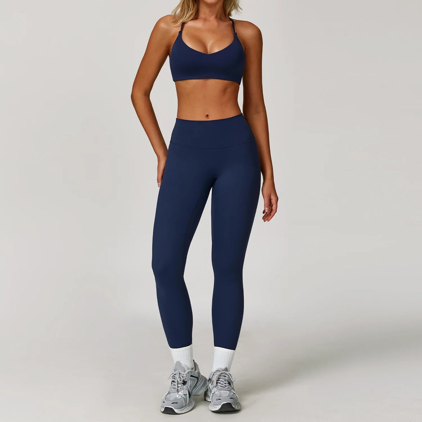 Women's Yoga Set – 2 & 3 Piece Sports Bra & Shorts Activewear