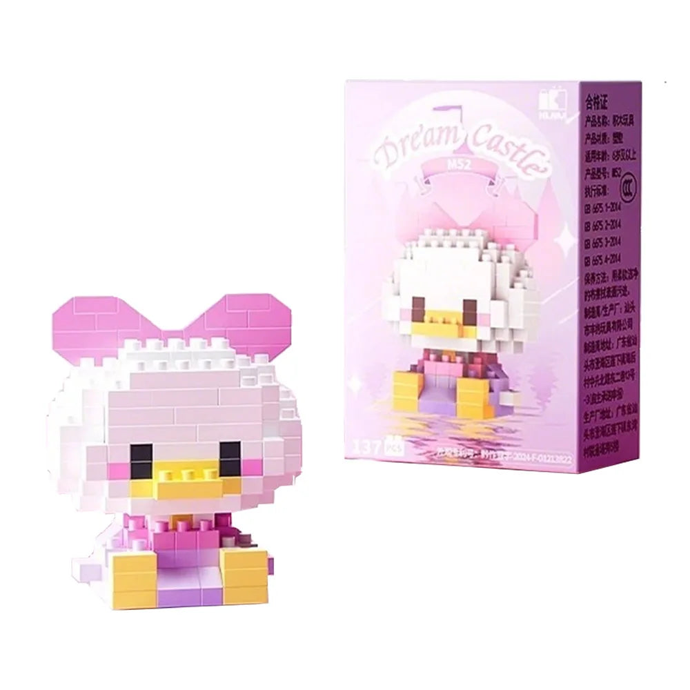 Disney Mini Building Blocks - Cute Character Micro Brick Figure Toy