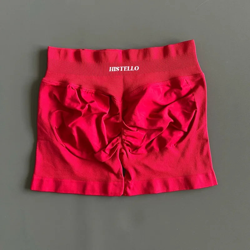 Women's Seamless High-Waist Workout Shorts – Yoga & Gym