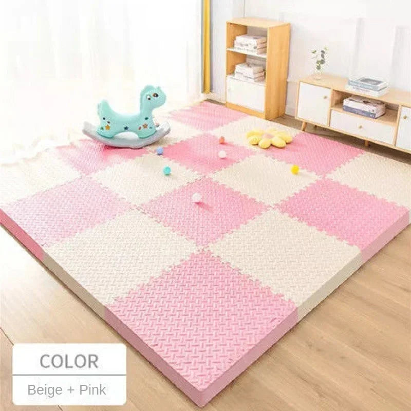 EVA Foam Puzzle Play Mat Tiles 30x30cm – Thick Interlocking Kids Floor Mat