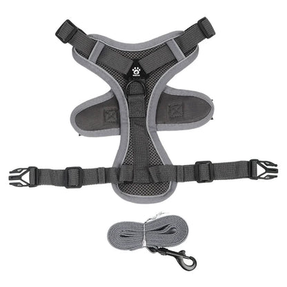 No-Pull Dog Harness & Leash Set – Adjustable Reflective Vest