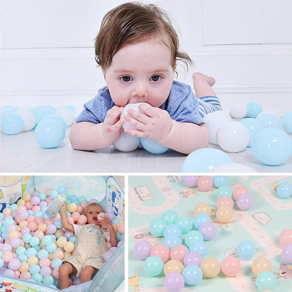 Ball Pit Balls 100pcs – Colorful Plastic Play Balls for Kids (2.2in / 5.5cm)