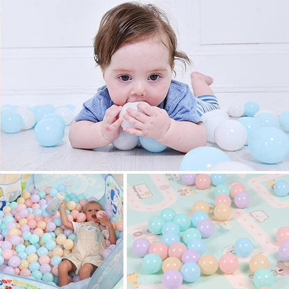 Ball Pit Balls 100pcs – Colorful Plastic Play Balls for Kids (2.2in / 5.5cm)