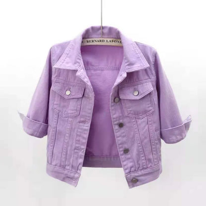 Women's Casual Denim Jacket – Short Jean Coat