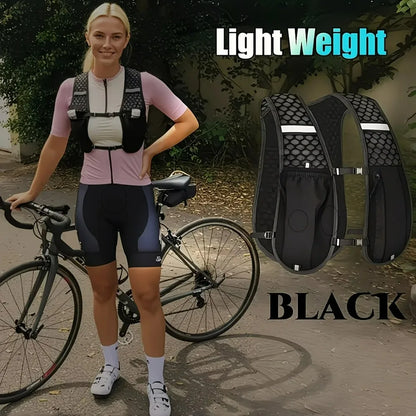 Running Vest Backpack – Lightweight Hydration Chest Pack with Phone Pocket