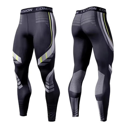 Men's Compression Leggings – Gym Training Tights & Sports Pants