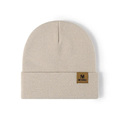 Knit Cuffed Beanie – Winter Warm Hat for Men & Women