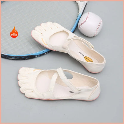 Five Toe Barefoot Shoes Women Minimalist Flats with Ankle Strap