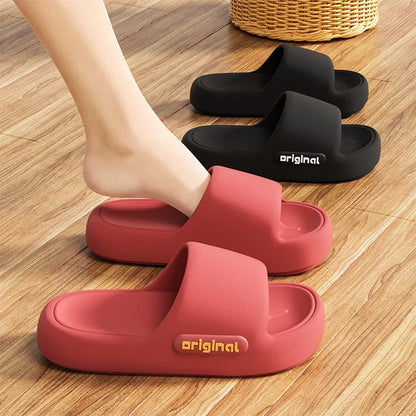 Women's Thick Platform EVA Slide Slippers – Non-Slip Cushioned Sandals