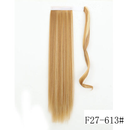 Wrap Around Ponytail Extension – Long Straight Synthetic Clip-In