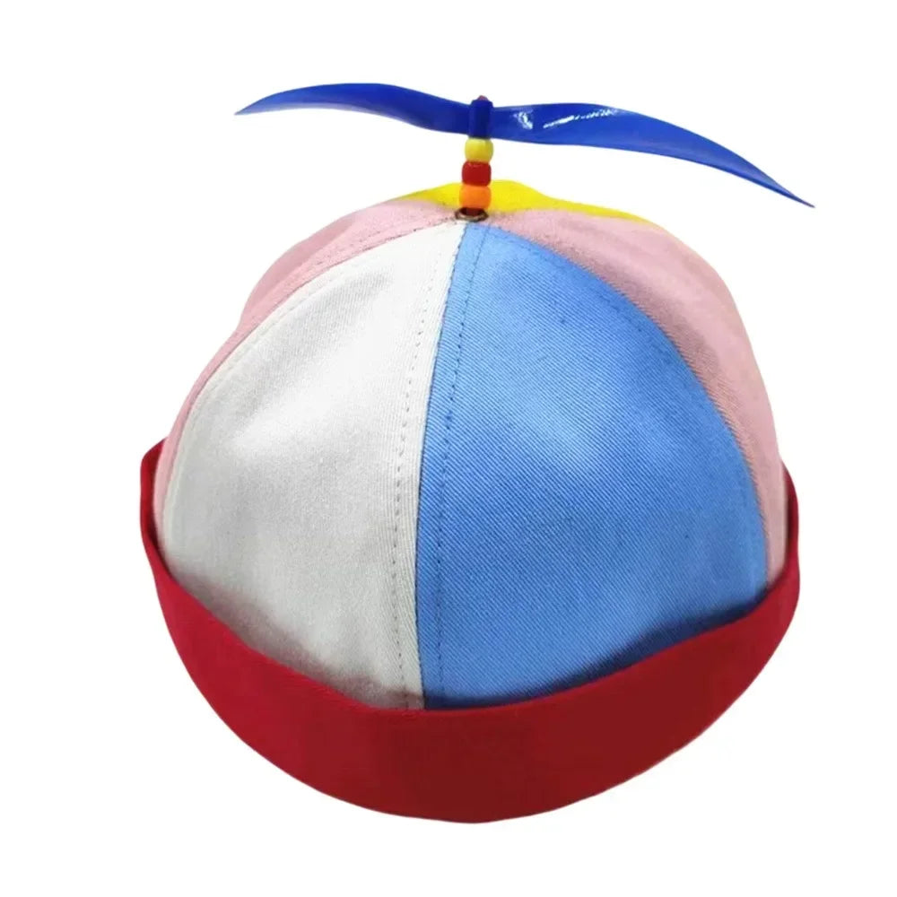 Propeller Beanie Hat – Funny Rainbow Helicopter Cap for Kids