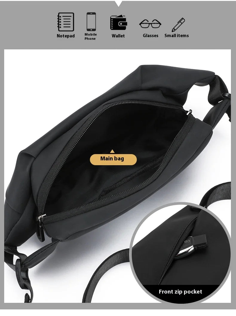Crossbody Chest Bag – Multifunctional Waist & Shoulder Sling Pack