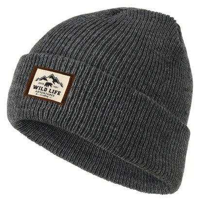 Outdoor Fleece Beanie Hat – Warm Windproof Winter Cap