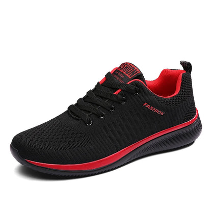 Men's Lightweight Knit Sneakers – Breathable Running & Walking Shoes