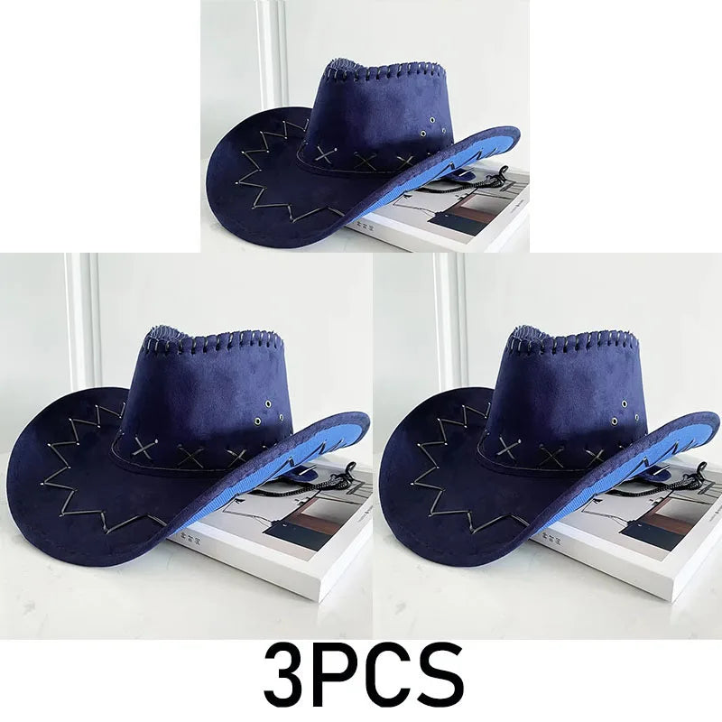 Western Cowboy Hat – Unisex Cowgirl Hat for Women & Men