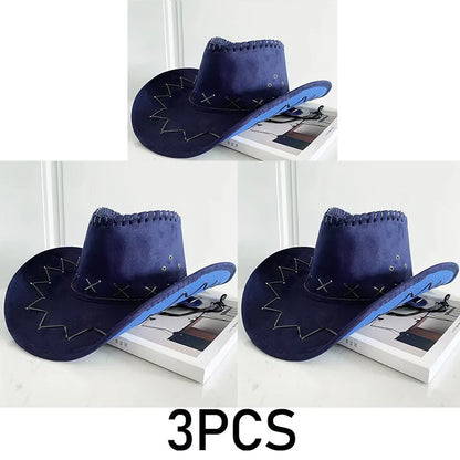Western Cowboy Hat – Unisex Cowgirl Hat for Women & Men