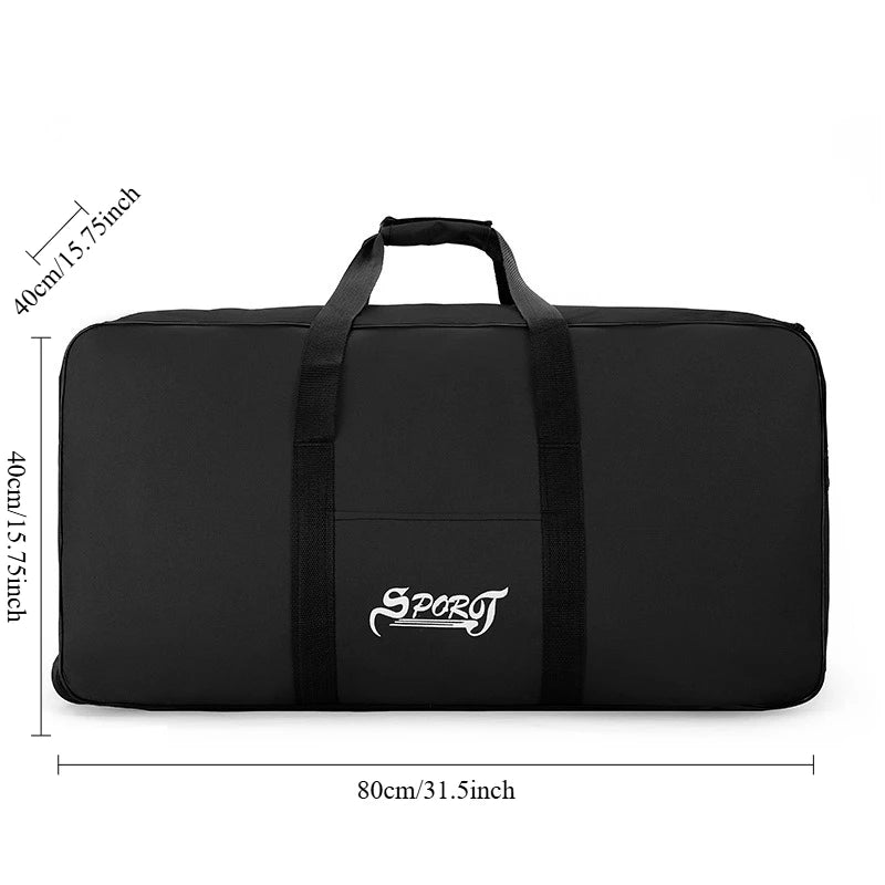 Large Capacity Foldable Travel Bag with Wheels
