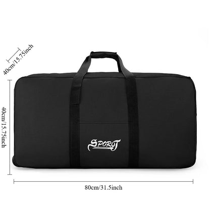 Large Capacity Foldable Travel Bag with Wheels