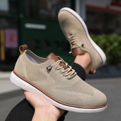 Men's Mesh Knit Sneakers – Lightweight Breathable Casual Shoes