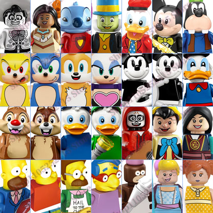 Mini Building Block Figures Disney Cartoon Characters