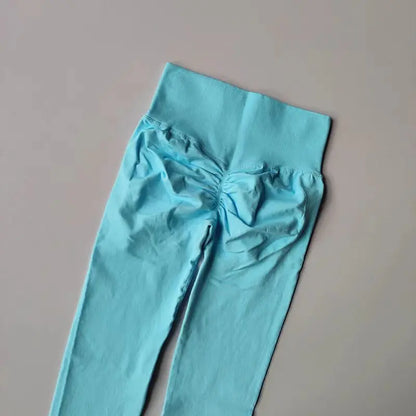 Seamless High-Waist Yoga Leggings – Scrunch Butt Lift Pants for Women