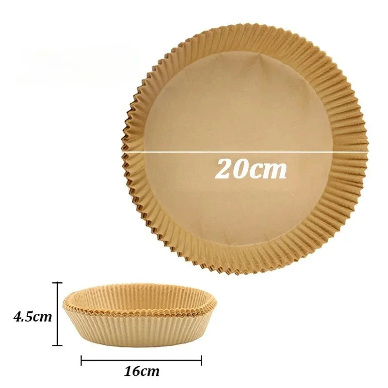 Air Fryer Disposable Paper Liners – Round & Square