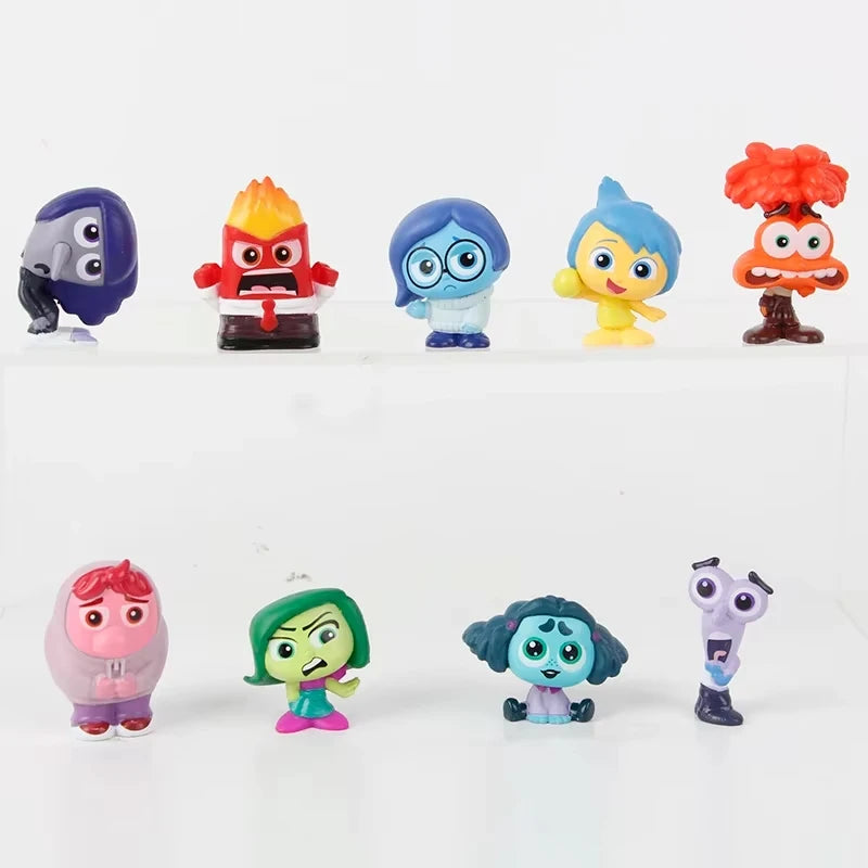 Inside Out 2 Mini Action Figures Set of 9 Characters