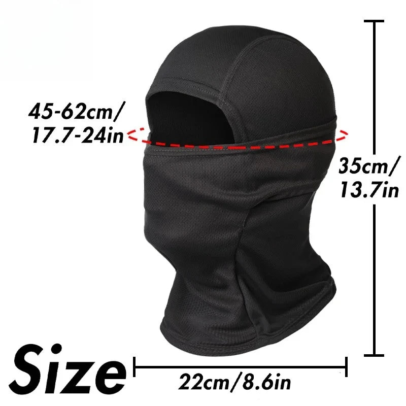 Balaclava Full Face Mask with Rose Print – Windproof Unisex Ski Mask