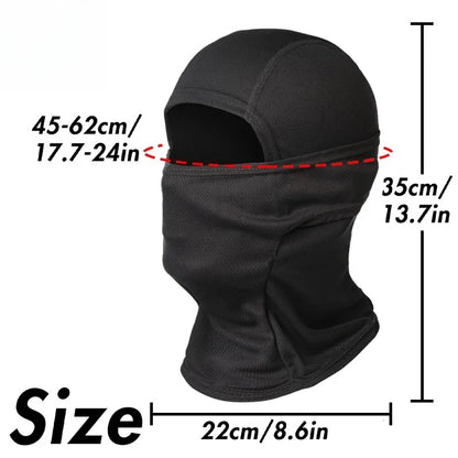 Balaclava Full Face Mask with Rose Print – Windproof Unisex Ski Mask