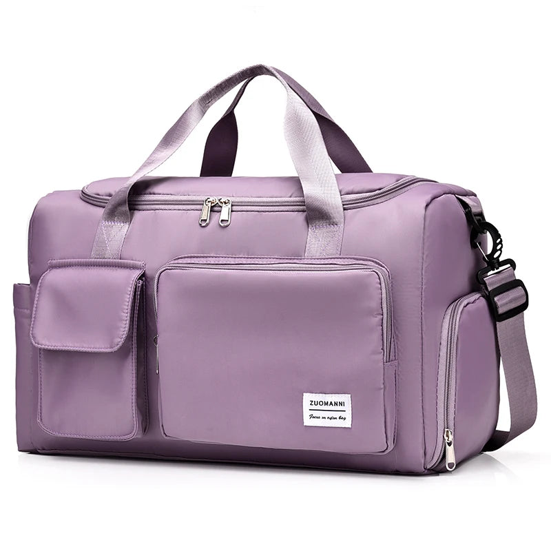 Weekender Duffle Bag – Large Carry-On Travel Bag with Shoe Compartment