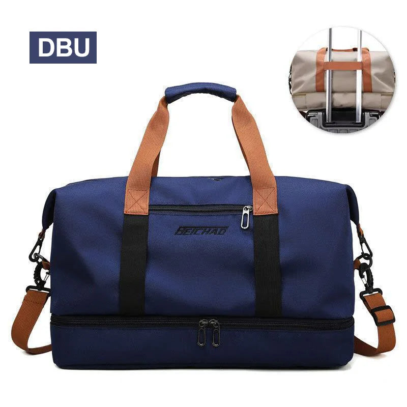 Gym Duffle Bag – Travel & Fitness Weekender with Shoe Compartment