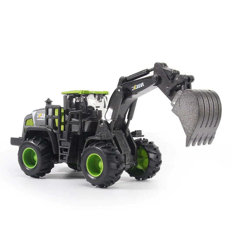 1:50 Scale Die-Cast Construction Vehicle Toy – Truck, Excavator, Crane & More