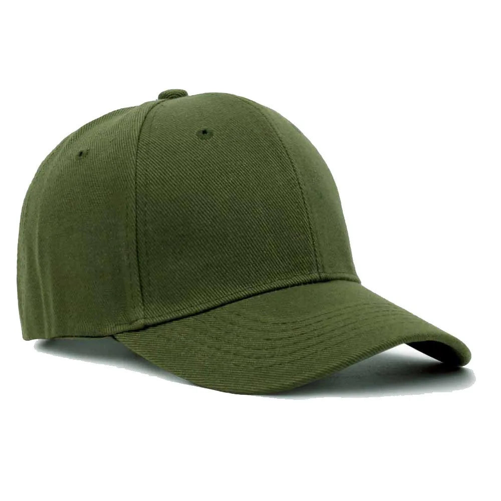 Plain Baseball Cap – Unisex Adjustable Snapback Hat