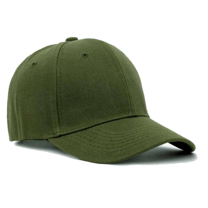 Plain Baseball Cap – Unisex Adjustable Snapback Hat
