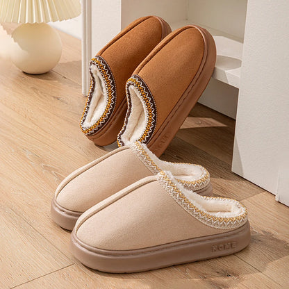 Women's Fuzzy Fur Slippers – Plush Indoor Winter Slides Sizes 36–45