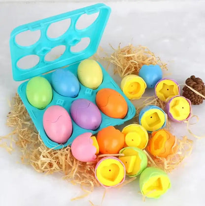 Montessori Smart Eggs Educational Toy for Toddlers 1-3