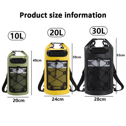 Waterproof Dry Bag Backpack 20L / 30L – PVC Roll-Top