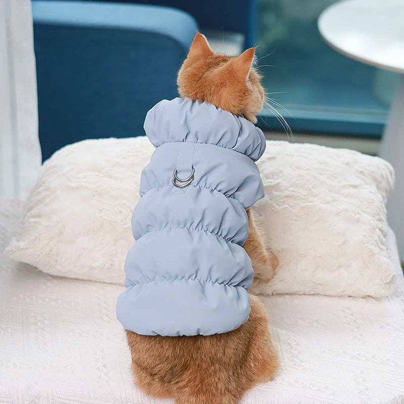 Pet Winter Puffer Jacket – Dog & Cat Insulated Coat